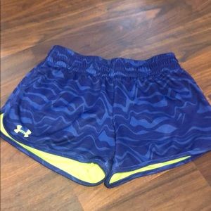Blue under armour shorts